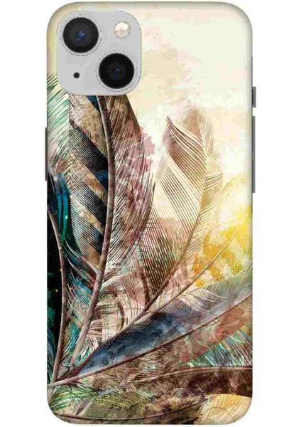 Apple iPhone 15 Kılıf Baskılı Desenli Silikon+Ekran Koruyucu+Kablo Kryc- Renklituyler