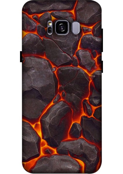 Samsung Galaxy S8 Plus Kılıf Baskılı Desenli Silikon+Ekran Koruyucu+Kablo Kryc- 8084