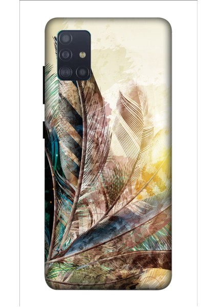 Samsung Galaxy A51 Kılıf Baskılı Desenli Silikon+Ekran Koruyucu+Kablo Kryc- Renklituyler