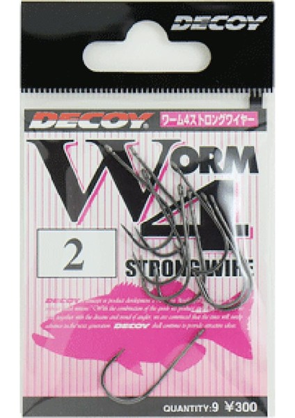 Worm4 Strong Wire Çentikli Ns Black Uzun Iğne