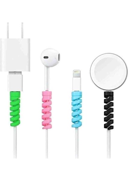 Apple iPhone 12 Mini Kılıf Baskılı Desenli Silikon+Ekran Koruyucu+Kablo Kryc- MERMER026