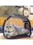 Mor 42X33X28CM Taşıyıcı Kedi Köpek Taşıma Seyahat Aksesuarları Evcil Hayvan Bayan Çantası ve Süper Hayvanlar Omuz Sepeti Sırt Çantası Tavşan Sandık Tote (Yurt Dışından) 3