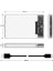2.5 Sata Type C USB 3.1 USB 3.0 Şeffaf Harici SSD HDD Hard Disk Kutusu 2