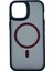 Apple iPhone 15 Uyumlu Metal Çerçeveli Skın Frıendly Magsafe Seri Arka Koruma Kılıf 1