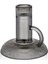 Cam Dekoratif Mumluk Gri 10X10 cm 2