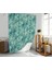 Banyo Duş Perdesi Mermer Desen Yeşil Dijital Baskılı Banyo Perdesi, Tek Kanat C HALKALI-180X200 cm 1