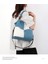Rahat Bayan Kanvas Çanta Moda Vahşi Taşınabilir Crossbody Çanta 2023 Trend Yeni Dikiş Renk Tek Omuzlu Kadın Çantası (Yurt Dışından) 2