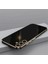 Samsung Galaxy M34 Kılıf Kamera Korumalı Parlak Gold Kenarlı Altın Şeritli Yumuşak Silikon Kapak 1