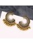 Rechicgu Etnik Bali Jhumka Jhumki Lotus Meksika Çingene Dangle Küpe Geleneksel Kulak Çıtçıt (Yurt Dışından) 2