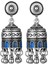 Küpeler Dangle Kadınlar ve Kızlar Için Şık Geleneksel Hint Moda Takıları (Yurt Dışından) 1