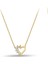 14 K Taşlı Kalp Altın Kolye 14CGKKLY002 1