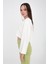 Gabriel Organik Pamuk Bisiklet Yaka Crop Sweatshirt 2