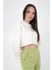 Gabriel Organik Pamuk Bisiklet Yaka Crop Sweatshirt 4