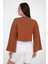 Gabriel Organik Pamuk Bisiklet Yaka Crop Sweatshirt 3