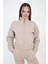 Jophiel Organik Pamuk Dik Yaka Fermuar Detaylı Sweatshirt 5