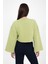 Gabriel Organik Pamuk Bisiklet Yaka Crop Sweatshirt 4