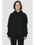 Irmak Kapüşonlu Kanguru Cep Detaylı Örme Sweatshirt 1