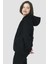 Irmak Kapüşonlu Kanguru Cep Detaylı Örme Sweatshirt 3