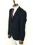 Kendinden Desenli Slim Fit Sivri Yaka Lacivert Erkek Ceket 5