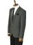 Kendinden Desenli Slim Fit Sivri Yaka Gri Erkek Ceket 5