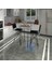 Knsz Masa Sandalye Takımı HEM105ZENGIN Grisyh 060*060 2 Sandalye Syhsyh Sırt Minderli 1