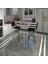 Knsz Masa Sandalye Takımı HEM105ZENGIN Grisyh 060*060 2 Sandalye Syhsyh Kolçaklı Sırt Minderli 1