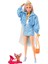 HHN08 Barbie Extra - Mavi Takımlı Bebek 2