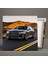 Yolda Hızla Giden Audi Rs6 Spor Araba Kare Kanvas Tablo 2