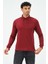 Uzun Kollu Bordo Regular Fit Erkek Polo Yaka T-Shirt 2