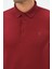 Uzun Kollu Bordo Regular Fit Erkek Polo Yaka T-Shirt 4