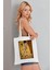 The Kiss Gustav Klimt Model Baskılı Günlük Kullanım Özel Baskı Bez Omuz Çantası Hediyelik Tote Bag 3