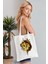 Aslan Kral Model Baskılı Günlük Kullanım Özel Baskı Bez Omuz Çantası Hediyelik Tote Bag 5