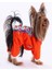 Orange Giraffe Kedi Köpek Pijama 3