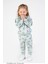 Kız Bebek&çocuk Iki Iplik Kumaş Kiraz Desenli Orta Kalınlıkta Örme Basic Oversize Alt Üst Eşofman Takımı 3