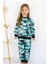 Kız-Erkek (Unisex) Çocuk Iki Iplik Kumaş Orta Kalınlıkta Nakışlı Örme Basic Eşofman Takımı 3