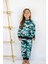 Kız-Erkek (Unisex) Çocuk Iki Iplik Kumaş Orta Kalınlıkta Nakışlı Örme Basic Eşofman Takımı 4