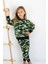 Kız-Erkek (Unisex) Çocuk Iki Iplik Kumaş Orta Kalınlıkta Nakışlı Örme Basic Eşofman Takımı 3