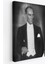 Atatürk Portre Tablosu Mustafa Kemal Atatürk Dikdörtgen Dekoratif Kanvas TABLO-FÖ-139 1