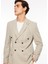 Slim Fit Bej Erkek Düz Ceket F3WM-CKT174 3