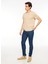 Düşük Bel Dar Paça Skinny Fit Mavi Erkek Örme Denim Pantolon F4WM-PNT 601 2