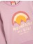 Sweatshirt Uzun Kollu Bisiklet Yaka Baskı Detaylı Şardonlu Pamuklu 3