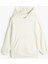 Basic Kapşonlu Sweatshirt Uzun Kollu Kanguru Cepli Şardonlu 1