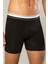 Erdem Siyah Pamuk Elastan Uzun Boxer 1415 4