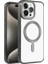 Apple iPhone 15 Pro Kılıf Pütür Dizayn Magsafe Şeffaf Krns Case 1