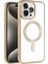 Apple iPhone 15 Pro Kılıf Pütür Dizayn Magsafe Şeffaf Krns Case 1