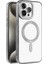 Apple iPhone 15 Pro Kılıf Pütür Dizayn Magsafe Şeffaf Krns Case 1