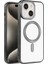 Apple iPhone 15 Kılıf Pütür Dizayn Magsafe Şeffaf Krns Case 1
