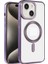 Apple iPhone 15 Kılıf Pütür Dizayn Magsafe Şeffaf Krns Case 1