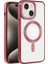 Apple iPhone 15 Kılıf Pütür Dizayn Magsafe Şeffaf Krns Case 1