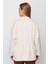 Oversize Midi Kadın Mont - Kareli Desen - Minimalist Tarz 4